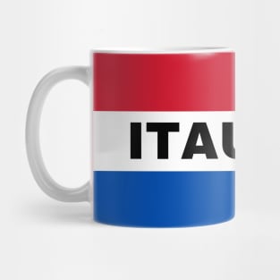 Itaugua City in Paraguay Flag Colors Mug